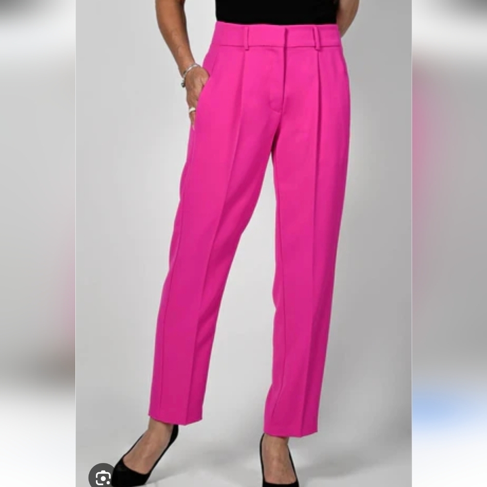 FRANK LYMAN Hot Pink Berry Slim Leg Pants‎ New